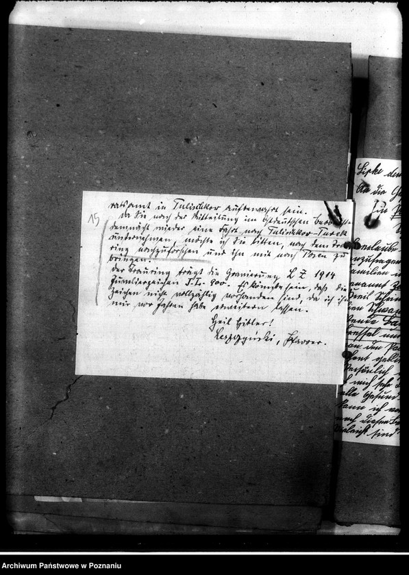 Obraz 19 z jednostki "Korespondencja w sprawie miejscowych Niemców, którzy zginęli w 1939 roku L - Z"