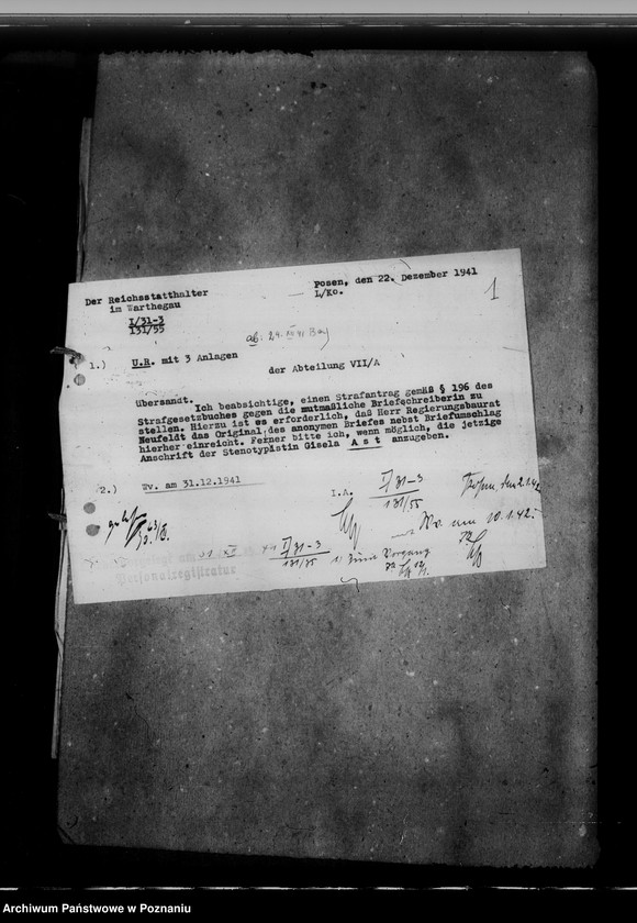 Obraz 5 z jednostki "Dienststrafgericht und Strafanträge gegen Angestellte"