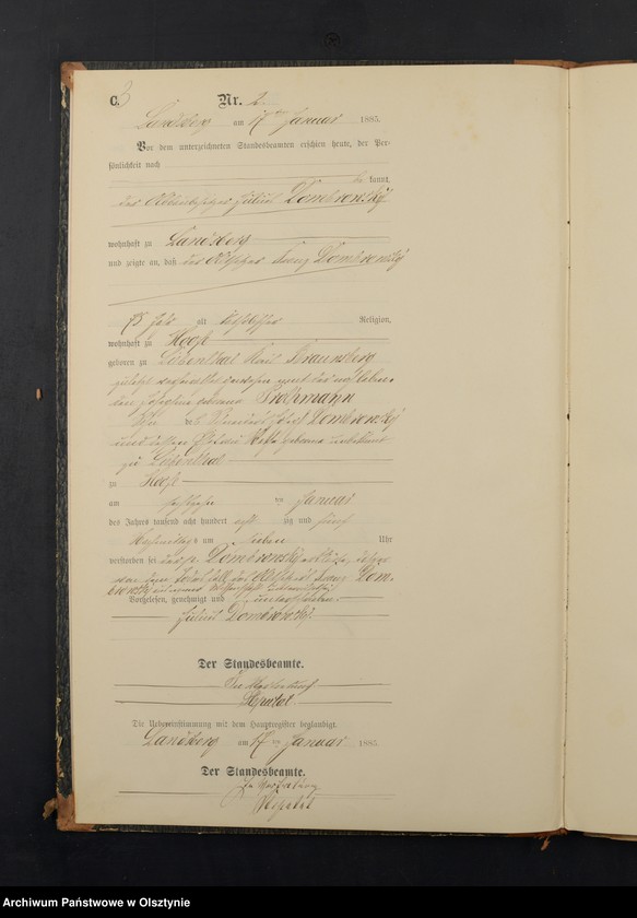 image.from.unit.number "Sterbe-Neben-Register Nr 1 - 88"