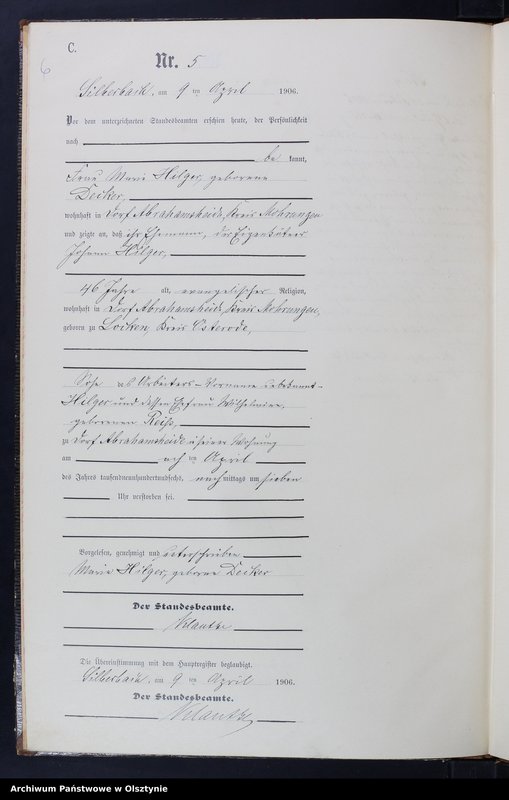 image.from.unit.number "Sterbe-Neben-Register Nr 1 - 28"