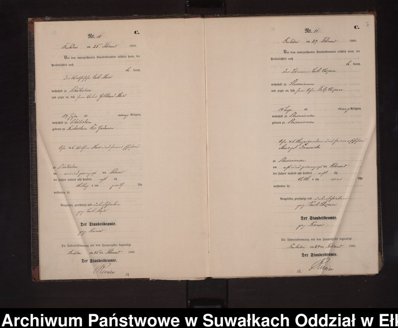 image.from.unit.number "Sterbe-Neben-Register des Preussischen Standes-Amtes Stasswinnen Kreis Loetzen"