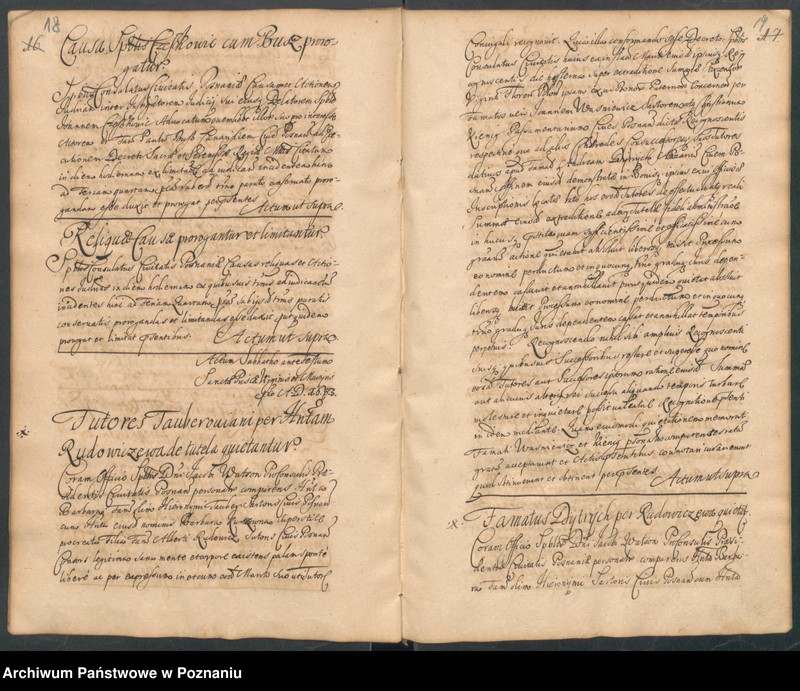 Obraz 13 z jednostki "Protocolon actorum officii consularis Posnaniensis."