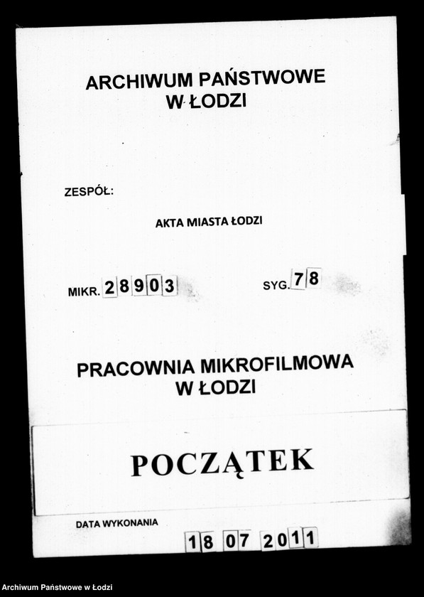 Obraz 1 z jednostki "Akta ławnika czynnego osady fabrycznej Łódka tyczące się defraudacji leśnych"
