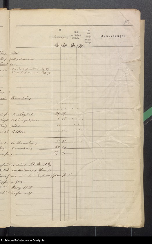 image.from.unit.number "Rechnung der Kirchspiels Schul-Kasse zu Schwarzstein"