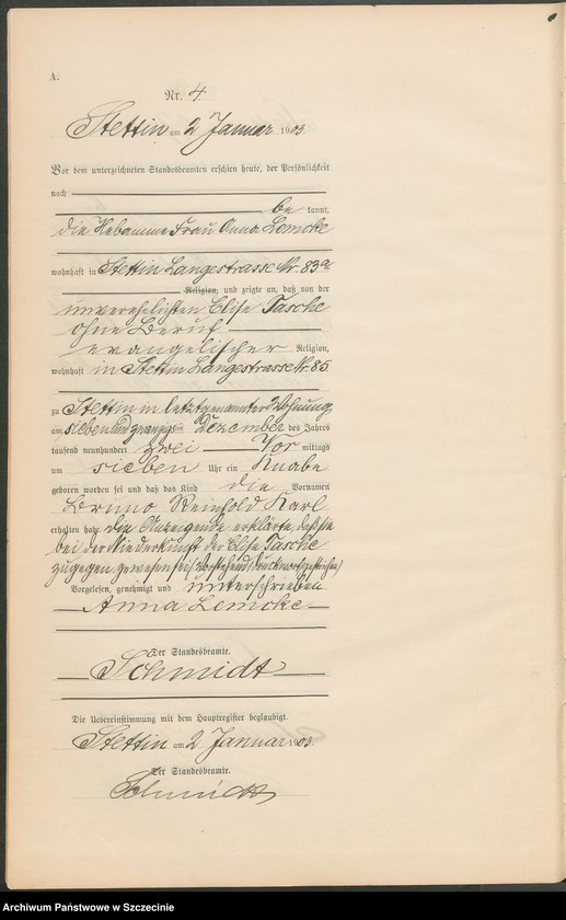 image.from.unit.number "Geburts-Register (Neben-Register) Band I"