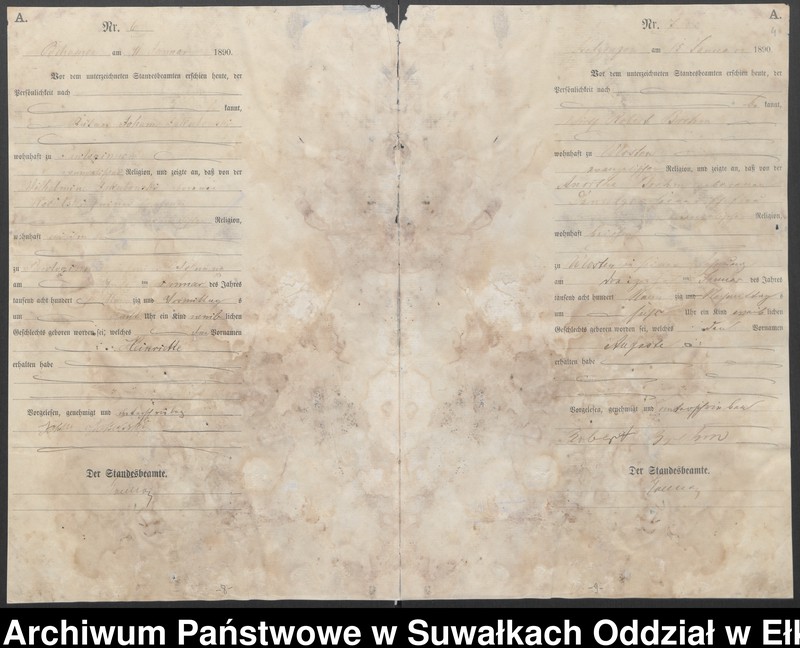 image.from.unit.number "[Geburts-Haupt-Register des Königlichen Preussischen Standes-Amtes Belzonzen Kreis Johannisburg]"