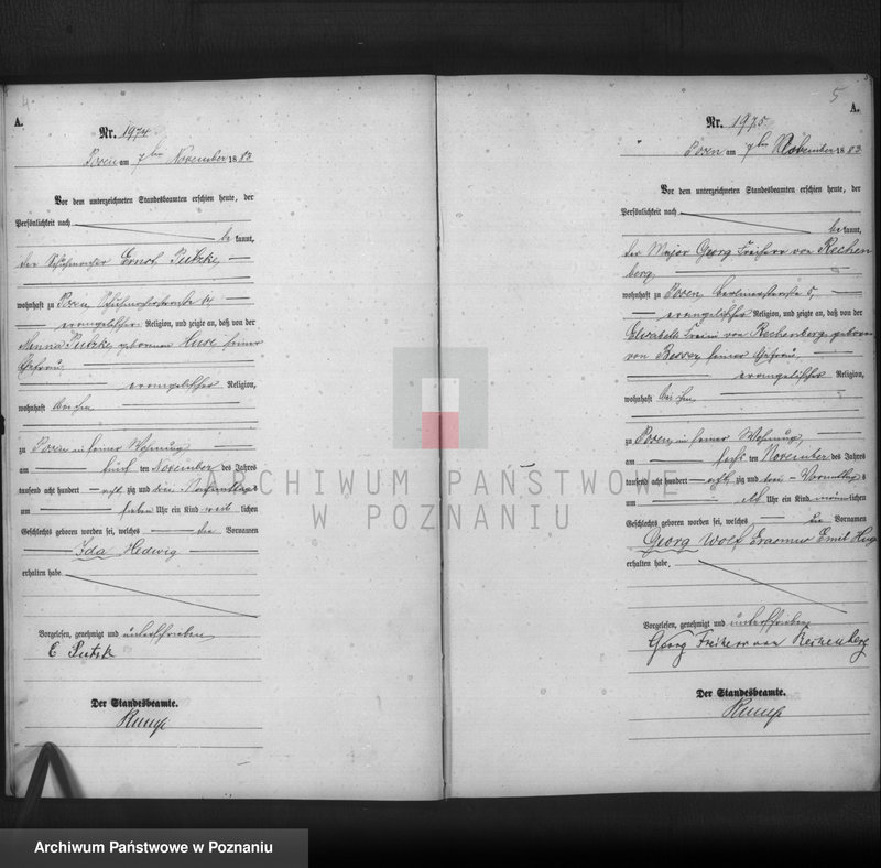 Obraz 4 z jednostki "Księga urodzeń t. V"