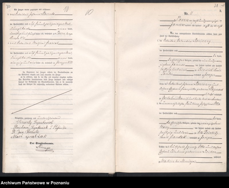 Obraz 13 z jednostki "Księga małżeństw"