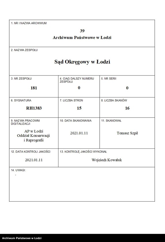 Obraz 1 z jednostki "Natan Krakowski i Berek Levitanus- farbiarnia i nawijanie nici"