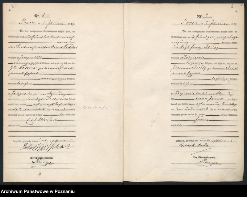 Obraz 8 z jednostki "Księga urodzeń t. I"