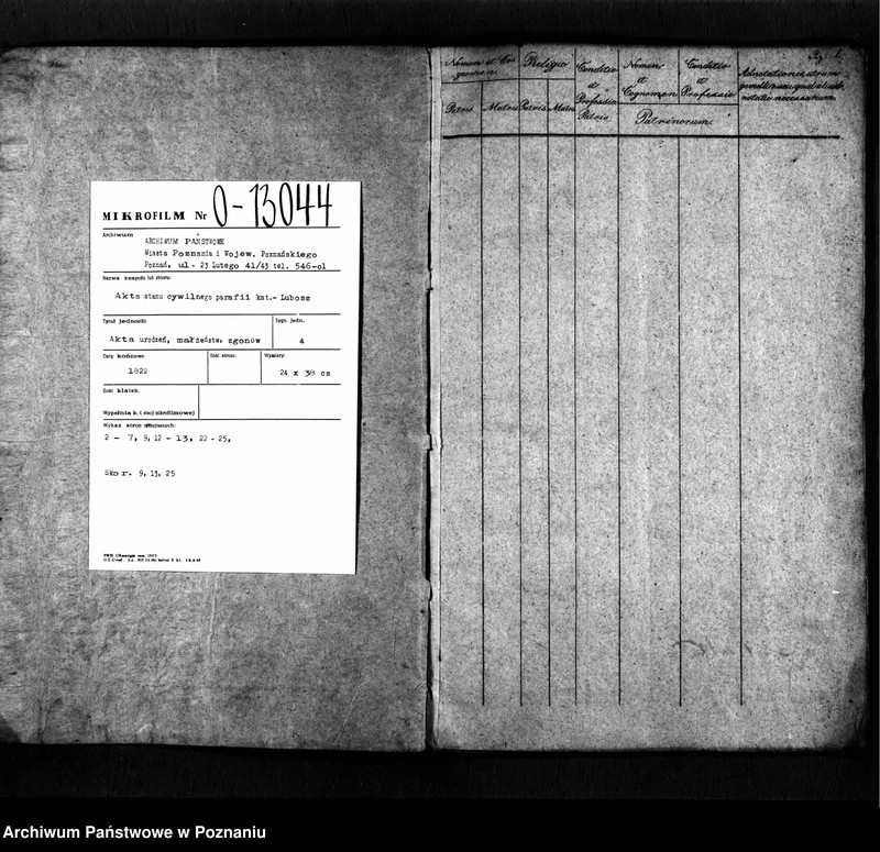 image.from.unit.number "Duplicat baptisatorum, copulatorum, mortuorum"