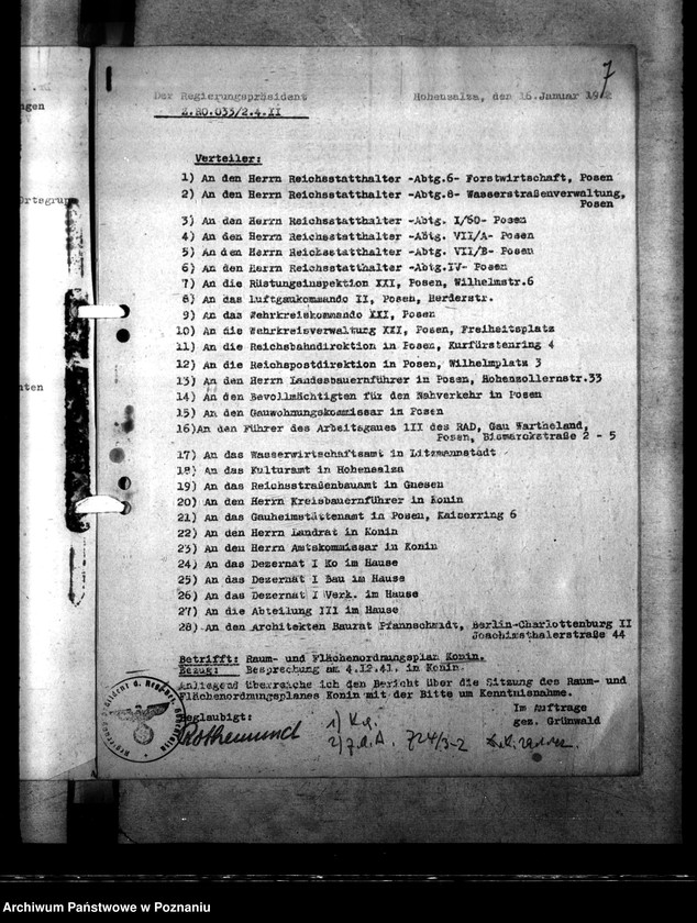 Obraz 11 z jednostki "Wirtschaftsplan Konin"