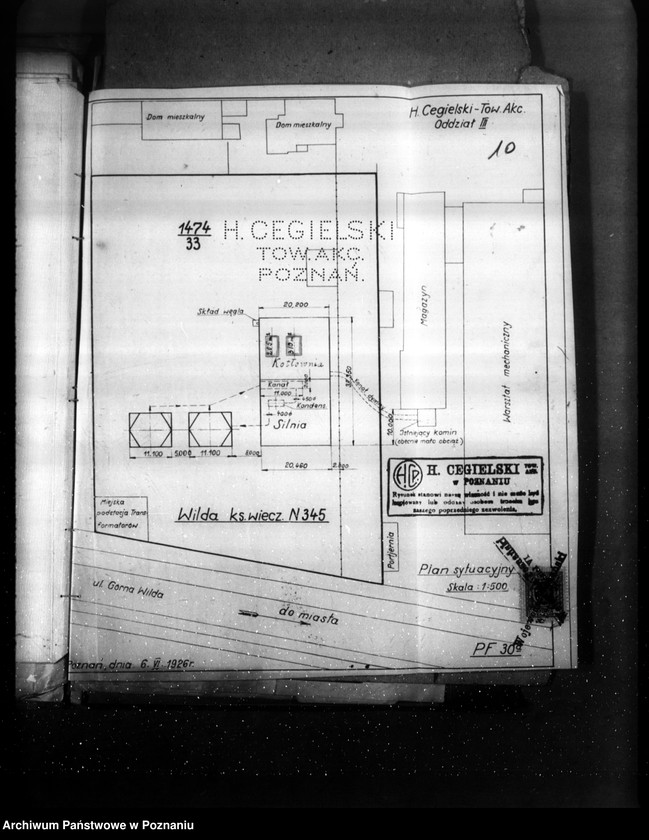 image.from.unit.number "Zakłady Przemysłowe Budowy Maszyn H. Cegielski Poznań - G. Wilda nr woj. kotła 5973"