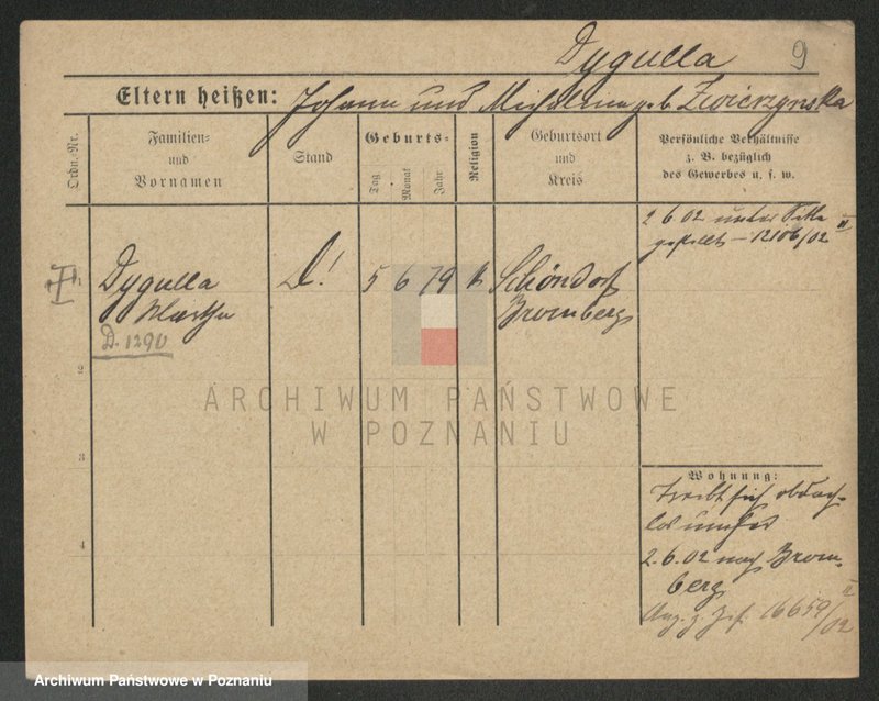 Obraz 11 z jednostki "Dygierska - Dyzman"