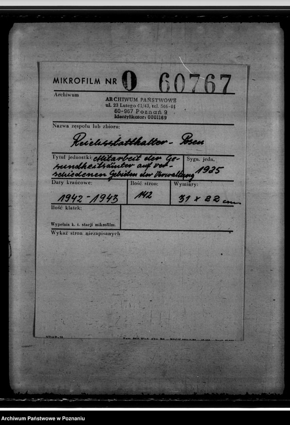 Obraz 2 z jednostki "Mitarbeit der Gesundheitsämter auf verschiedenen Gebieten der Verwaltung"