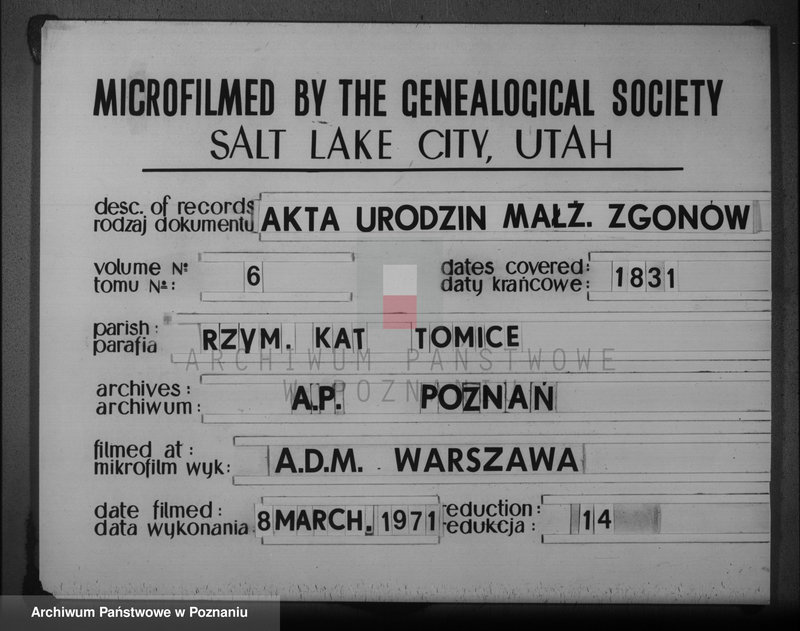 image.from.unit.number "Duplikat urodzonych, zaślubionych, zmarłych"