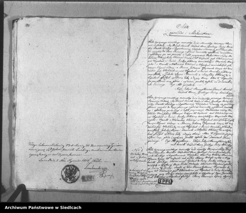 Obraz 15 z jednostki "Akta urodzin, małżeństw, zgonów"