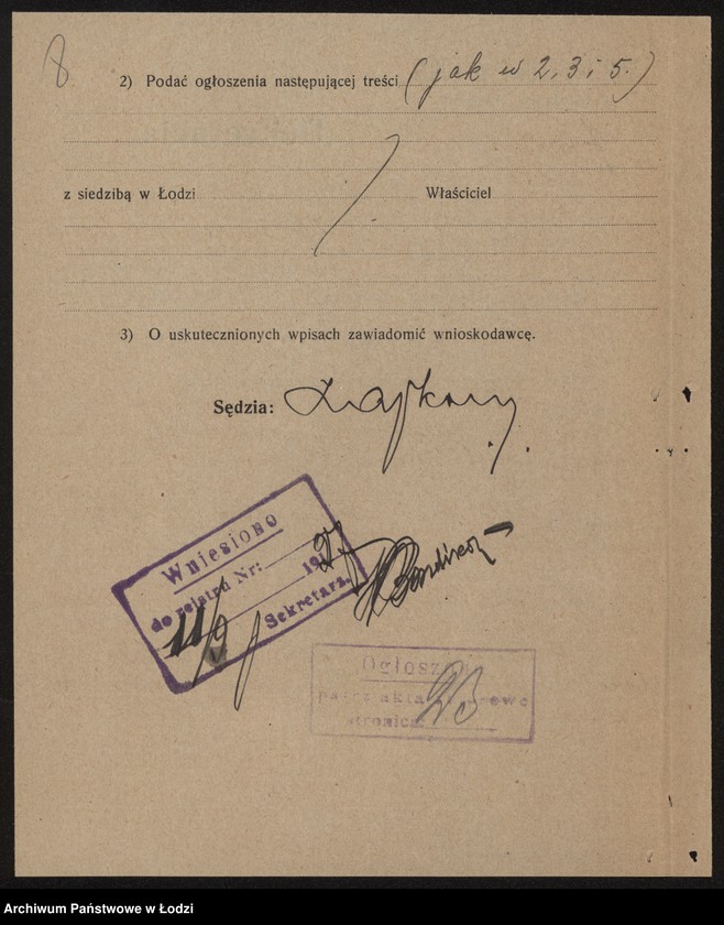 Obraz 10 z jednostki "Połysk - Berek Margolis- wyrób luster kieszonkowych i kuchennych"