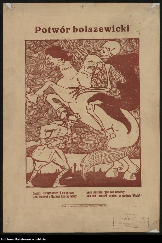 Obraz 3 z kolekcji "Wojna polsko-bolszewicka w plakacie propagandowym z zasobu APL"