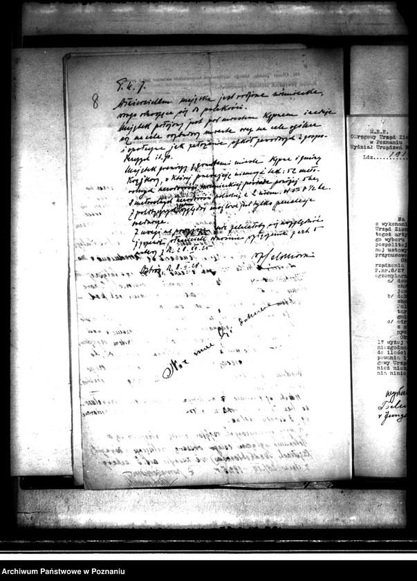 Obraz 13 z jednostki "Majątek Mianowice wyłączenie z art. 4,5 ustawy o reformie rolnej Paweł Tschuschke - spadkobierca"