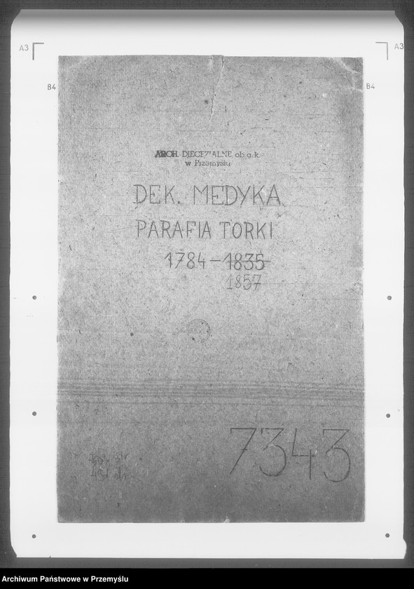 image.from.unit.number "[Kopie ksiąg metrykalnych parafii Torki (dekanat Medyka)]"