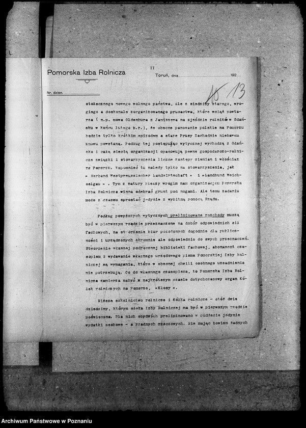 Obraz 17 z jednostki "Budżet Pomorskiej Izby Rolniczej na rok 1921"