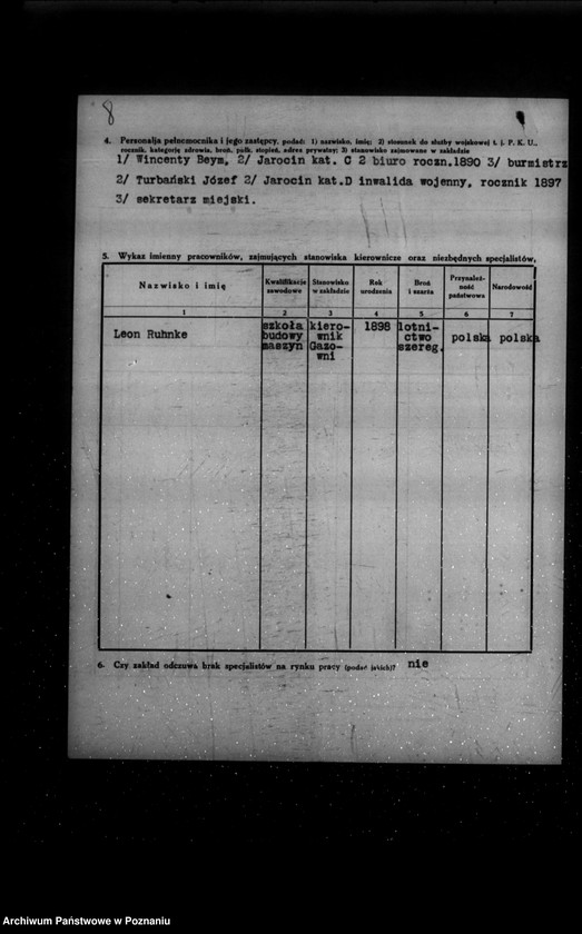 image.from.unit.number "Kwestionariusz Gazowni Miejskiej w Bojanowie powiat rawicki"