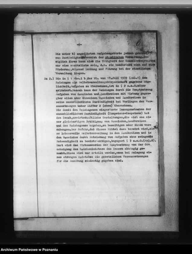 Obraz 10 z jednostki "Die Gauselbstverwaltung im Reichsgau Wartheland"