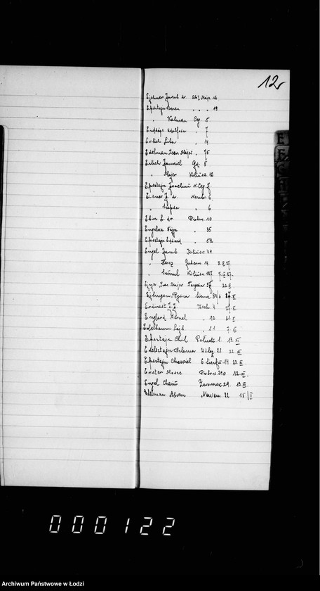 Obraz 14 z jednostki "Skorowidz rekursów w sprawach składek gminy za 1926 r."