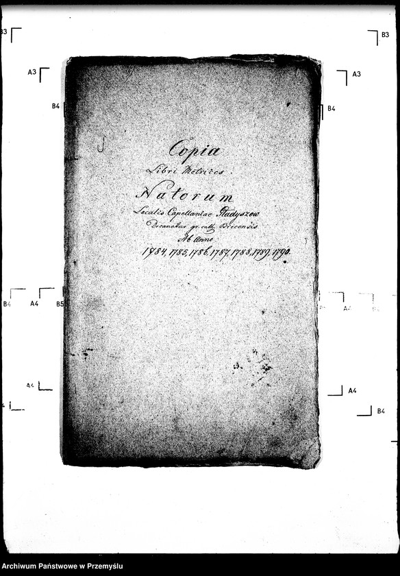 Obraz 5 z jednostki "[Kopie ksiąg metrykalnych parafii Gładyszów z filią Wirchnia (dekanat Gorlice)]"