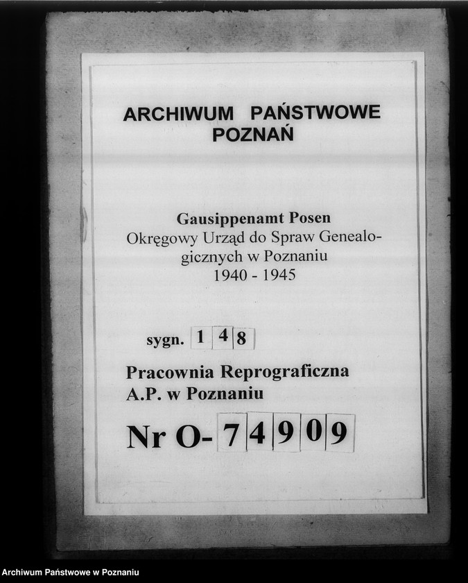 Obraz 1 z jednostki "[Korespondencja w sprawach organizacyjnych i działalności], Kreissippenamt Eichenbrück[/Wągrowiec]"