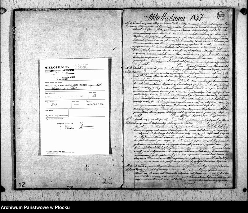 image.from.unit.number "Akta urodzeń, małżeństw i zgonów"