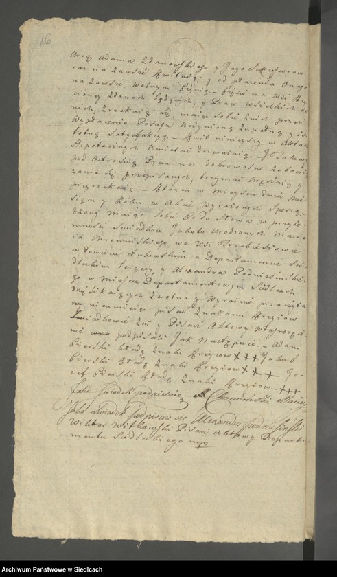 Obraz 13 z jednostki "Volumen 6ty. Księga Isza z roku 1815 [Akta notarialne od numeru 1 do numeru 174]"