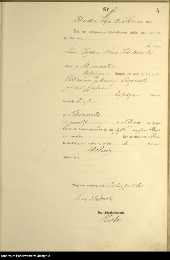 image.from.unit.number "Geburts-Haupt-Register Nr 1 - 66,71 - 110"