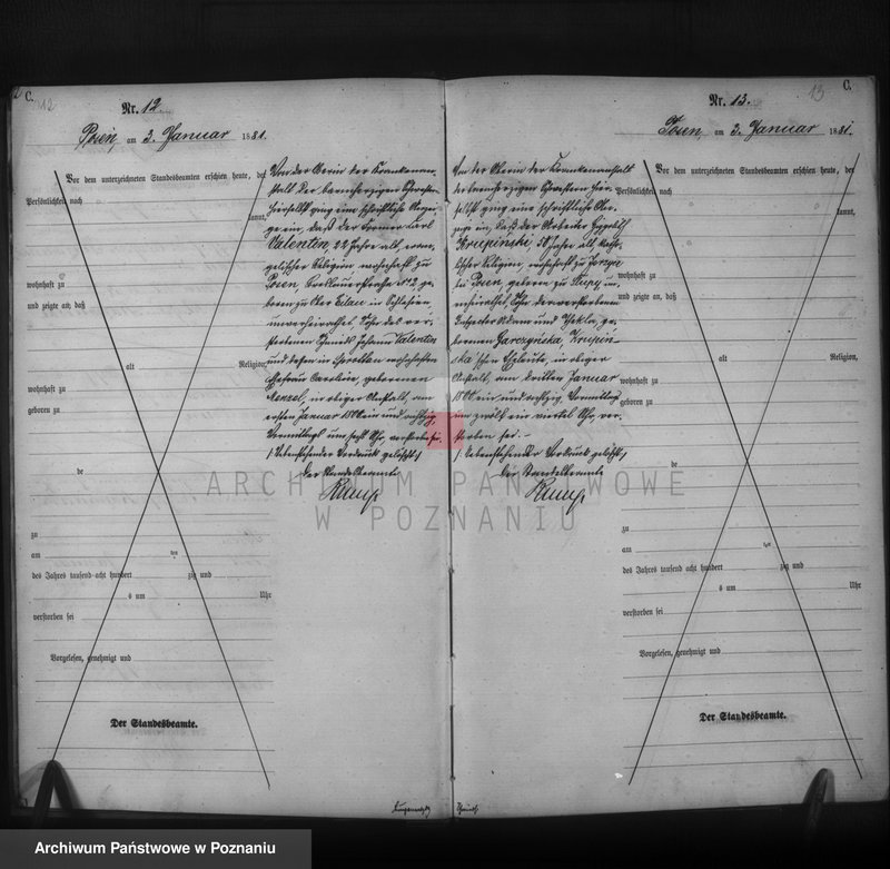 Obraz 8 z jednostki "Księga zgonów t. I"