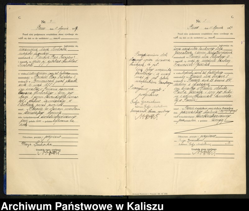 Obraz 6 z jednostki "[Księga zgonów]"