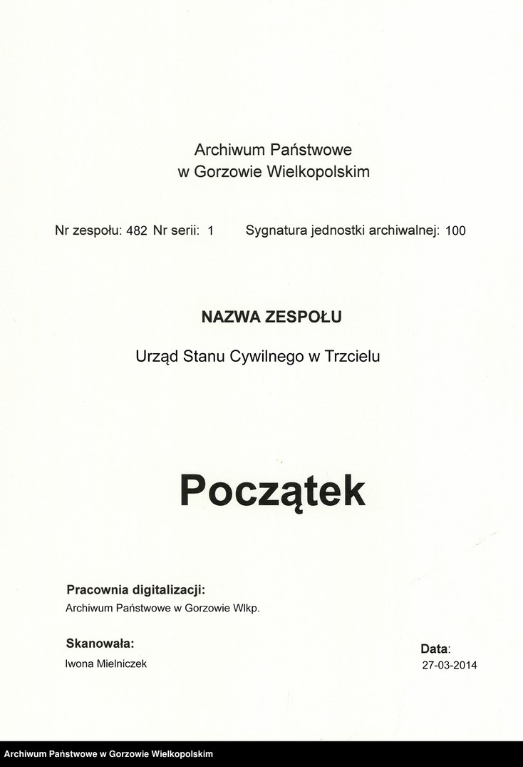Obraz 3 z jednostki "Geburts Register"