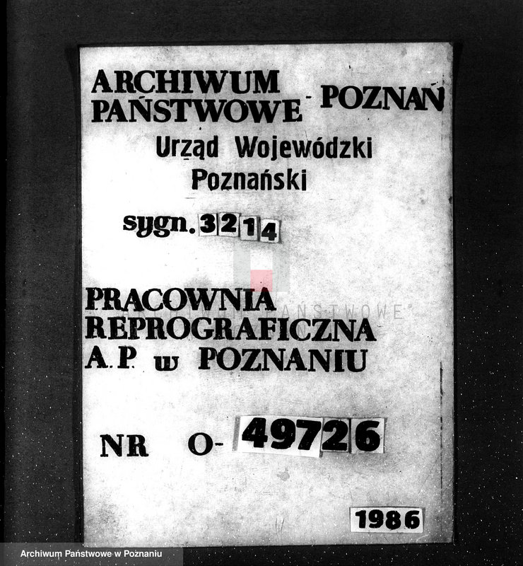 Obraz 1 z jednostki "Nadzór nad gospodarką leśną majątku Sławno powiat czarnkowskim"