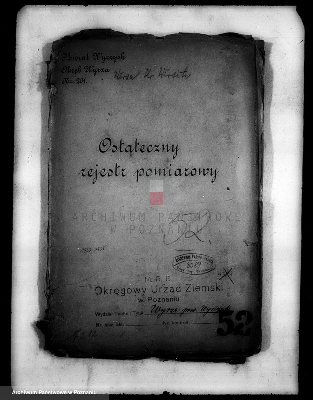 Obraz 4 z jednostki "Ostateczny rejestr pomiarowy majątku Wyrza powiatu wyrzyskiego"