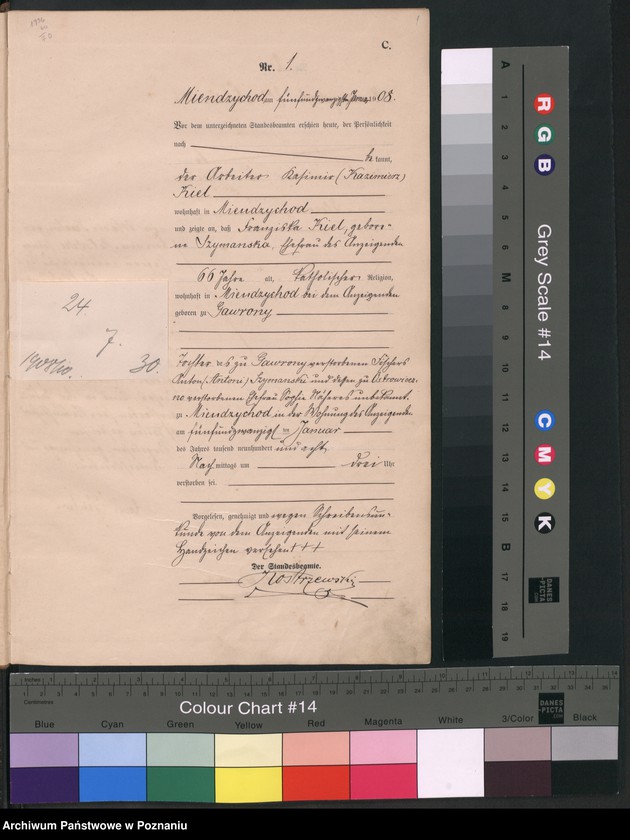 Obraz 4 z jednostki "Sterbe-Haupt-Register"