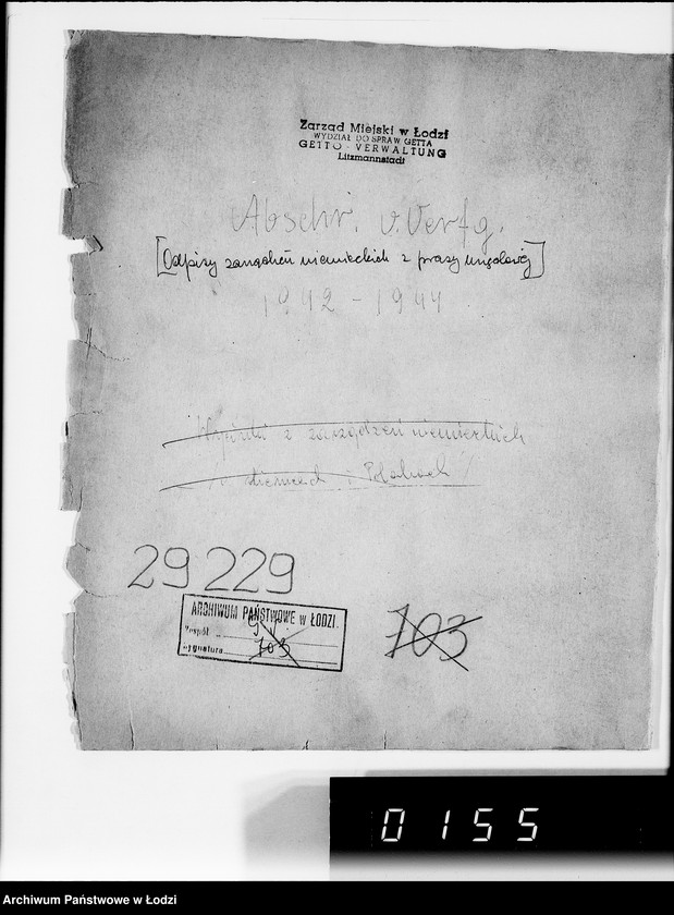 Obraz 4 z jednostki "Abschr.v.Verfg.[odpisy zarządzeń niemieckich z prasy urzędowej]"