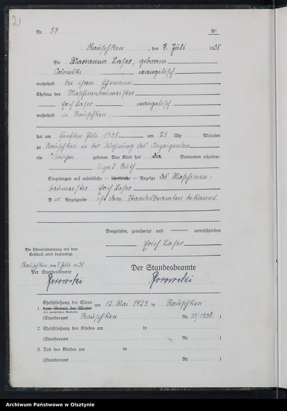 image.from.unit.number "Geburtenbuch Tom II, Nr 36 - 76"