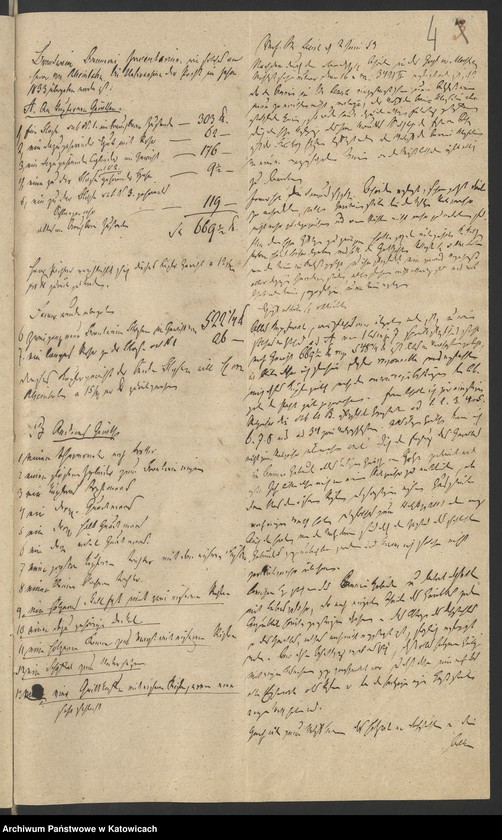 Obraz 7 z jednostki "Acta betr. die Correspondenz mit dem Königlichen Kreis Gericht zu Luckau und Verfügungen desselben, als obervormundschaftliche Behörde der Gräflich von Kleistschen Erben, in Betracht des verpachteten Gutes Mittel-Lazisk"