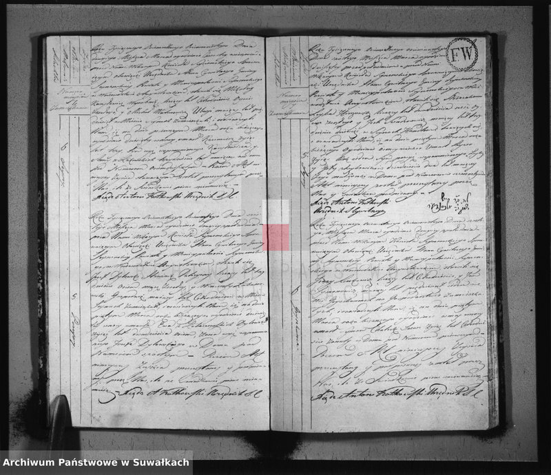 image.from.unit.number "Akta zeszłych stanu cywilnego gminy seyneńskiey od 1-go stycznia 1818 roku."