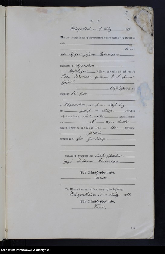 image.from.unit.number "Geburts-Neben-Register Nr 1 - 47"