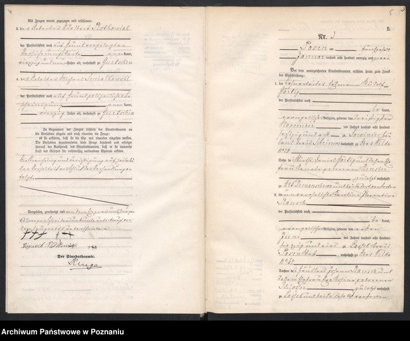 Obraz 5 z jednostki "Księga małżeństw"