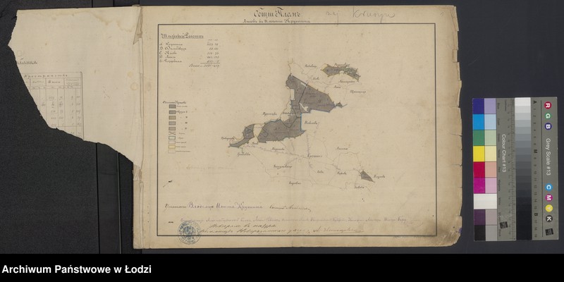 Obraz 1 z jednostki "Plany wsi Kruszyna i Dębowiec, pow. Radomsko"