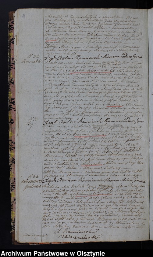 image.from.unit.number "Parafija Grzebska Duplikat Akta Urodzenia, Zeyścia, Zaślubień z Roku 1837-go"