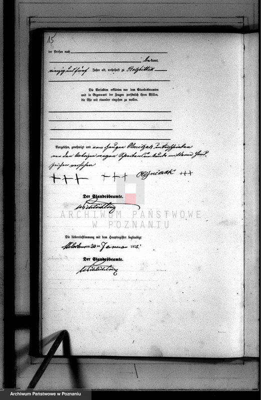 Obraz 15 z jednostki "Księga małżeństw"