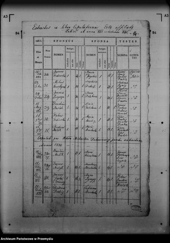 Obraz 18 z jednostki "[Kopie ksiąg metrykalnych parafii Dydiowa z filią Łokieć (dekanat Lutowiska)]"